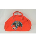 Batman Handbag Duffle Red Kids Pouch Doctor DC Comics 1982 15x9x5&quot; Vtg - £18.17 GBP