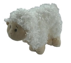Webkinz White Lamb Sheep Plush Stuffed Animal Lovey HM201 No Code  - £7.66 GBP