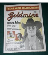 Doug Sahm Goldmine Magazine Vintage 1988 Jerry Jeff Walker Buddy Holly  - $944.61 MXN