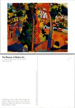 New York Museum of Modern Art Andre Derain Bridge Over the Riou VTG Postcard - £7.39 GBP