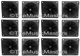 12X Flush Mount 3.25&quot; inch Square Super Horn Tweeter Speakers Car Home Pro Audio - £27.95 GBP