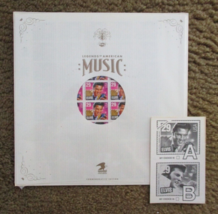 1993 Legends Of American Music Elvis Presley Sheet Of 40 Stamp + Postcard Ballot - £11.82 GBP