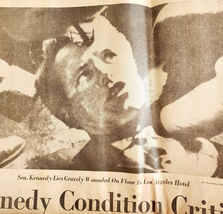 1968 Senator Robert Kennedy Assassination Portland Express Newspaper Jun... - $49.99