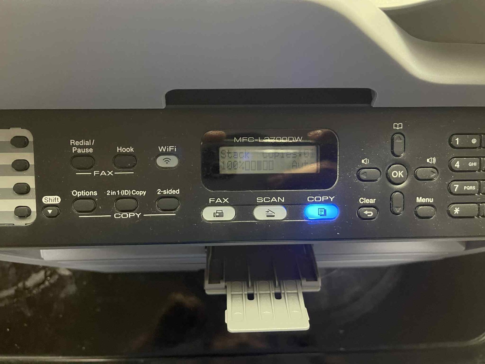 Brother MFC-L2700DW Wireless All-in-One Laser Printer – Toner 80% Item image 3