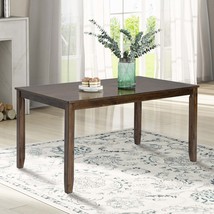 Rectangular Wooden Dining Table for 4 - $170.99