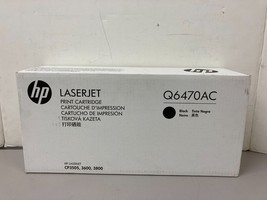 Genuine SEALED OEM HP Q6470AC Black LaserJet Toner Cartridge - $33.77
