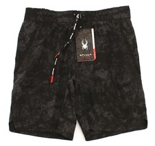 Spyder Active ProWeb Black Pattern Woven Stretch Athletic Shorts Men&#39;s M NWT - £54.28 GBP