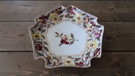 Antique Royal Vienna Flower Serving Bowl Dish 9.5 inch diameter - £63.82 GBP