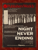Publishers Weekly Book Trade Journal Magazine April 1 1974 Joseph Blotner - £12.72 GBP