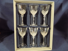 Set Of 6 Cristal D&#39;arques Florence J.G. Durand 7.25&quot; Wine Goblets - Orig. Box - £50.27 GBP