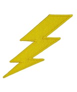 Lightning Bolt Iron On Patch Thunder Storm Electricity - £4.34 GBP