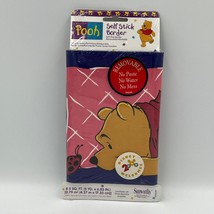 Disney 2000 Winnie The Pooh Self Stick Wallpaper Border Removable 8.5 sq... - $14.99