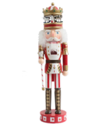 SANTA&#39;S WORKSHOP 16.5&quot; RED MERRY GO ROUND NUTCRACKER CAROUSEL DECORATION... - $906.70 MXN