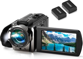 Kimire Video Camera Camcorder Digital Camera Recorder Full Hd 1080P 15Fp... - £67.64 GBP