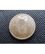 Old 1928 Irish Half Penny Coin First Year Issued Ireland Pig Piglets Cel... - $10.96 CAD