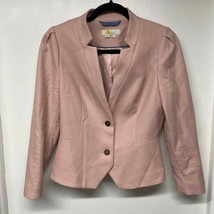 Boden Womens Pink 2 Button Textured Blazer Work Jacket Size 2 XS Career - £30.07 GBP