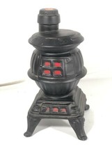 Vintage 60s Ezra Brooks KY Straight Bourbon Whiskey Potbelly Stove Display Bottl - £19.34 GBP