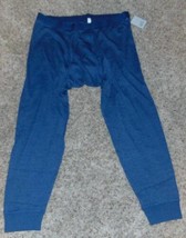 Mens Pants Underwear Thermal Blue Croft &amp; Barrow Big &amp; Tall Winter Loung... - £14.02 GBP
