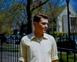 Handsome Man w Rolled up Sleeves 1950s 35mm Red Border Kodachrome Slide ... - $10.84