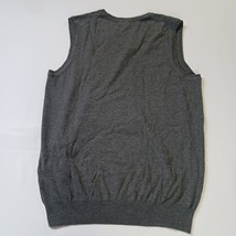 H&M RN#0101255 Men's Gray V-Neck Cotton Pullover Vest Size Medium image 14