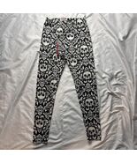 No Boundaries Skull Pattern Ankle Leggings Black White Small S/CH (3-5) - $163.49 MXN