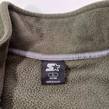 Starter RM32Y012H Men's Green Full Zip Pockets Long Sleeve Jacket Size L (42-44) image 3
