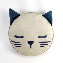 Ikea BARNDRÖM Cushion with Pocket Beige 13x3&quot; Cat Face Pillow New - £31.56 GBP