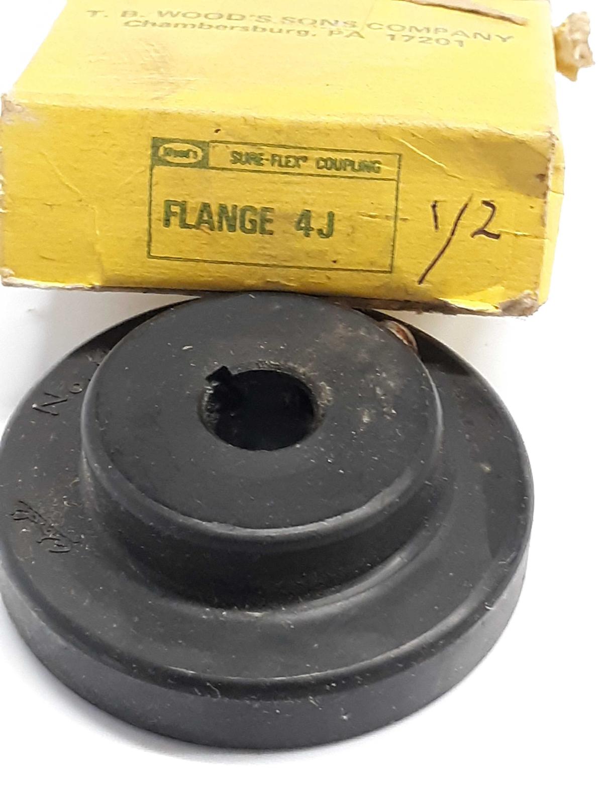 Woods 4J 1/2 Sure Flex Type J Flange Bore 1/2  - $14.99
