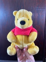 Gund Winnie the Pooh Disney Beanbag 8in Plush Winnie the Pooh Red Shirt Plush - £9.84 GBP