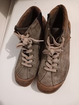 Reiker Black leather Mens Smart Ankle Shoes UK Size 7 - $30.60