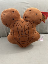Disney Parks Mickey Mouse Ice Cream Sandwich Plush Accent Pillow New - £47.13 GBP
