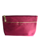 Elizabeth Arden Cosmetic Bag Makeup Case ouch PVC Burgundy NEW - $23.37 CAD
