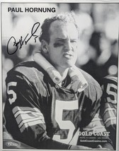 Green Bay Packer&#39;s Paul Hornung #5 Signed B&amp;W Photo - £23.55 GBP