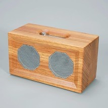 Natural Wooden Bluetooth Speaker-Wireless Portable,50W Vintage Hi-Fi Stereo Spea - £288.39 GBP
