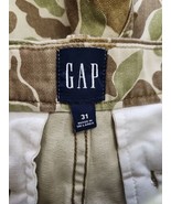 GAP Cargo Shorts Mens 31 Camo 8&quot; Above the Knee NEW - £23.36 GBP