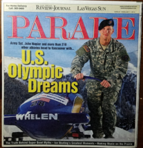 US Olympics - Army Sgt. John Napier, Brian Billick, Parade Magazine Feb 7, 2010 - £4.75 GBP
