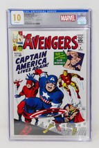 Marvel Comics Avengers #4 Pure Silver Foil Replica CGC 10 First Release/1000 - £638.00 GBP