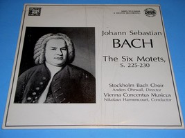 Johann Sebastian Bach The Six Motets S. 225-230 Record Album SEALED MHS 912260M - £19.66 GBP