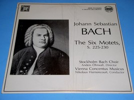 Johann Sebastian Bach The Six Motets S. 225-230 Record Album SEALED MHS 912260M - £18.64 GBP