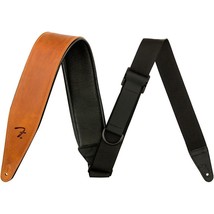 Fender Right Height Leather Guitar Strap Cognac 2.5 in. - $93.99