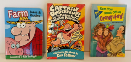 Children&#39;s Books Lot of Three Titles Paperbacks Juvenile Fiction Humorous - £10.24 GBP