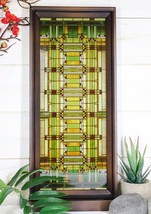 Ebros Frank Lloyd Wright Oak Park Studio SkyStained Glass Desktop Or Wal... - $108.99