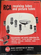 1959 RCA Receiving and Picture Tubes characteristics socket connections ... - $24.50