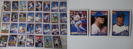1991 Topps Texas Rangers Team Set of 34 Baseball Cards With Traded - £2.36 GBP