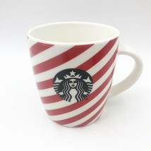 Starbucks Candy Cane Red &amp; White Stripe Coffee Mug 12 oz. Christmas Coff... - £14.35 GBP