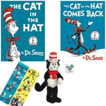 Dr. Seuss Hardcovers Cat in The Hat Come Back Dr Seuss Plush Toy Book Charact... - $47.99