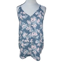 ANN TAYLOR LOFT LADIES SHEER LINED FLORAL SLEEVELESS TANK TOP BLOUSE NWT... - £24.99 GBP