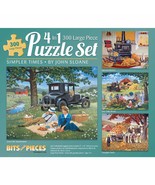 Bits and Pieces - 4-in-1 Multi-Pack - 300 Piece Jigsaw Puzzles for Adults-Each M - $29.69