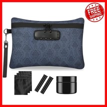 Durable Waterproof Smell Proof Bag with UV Glass Stash Jar - Versatile S... - $35.63