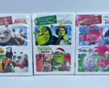 Dreamworks Holiday Double Feature DVD Lot Shrek Trolls Kung Fu Panda Chr... - $18.37